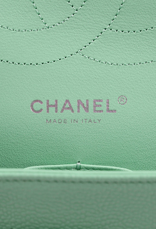 Chanel Pre-owned Jumbo Chevron Double Flap Shoulder Bag - Blue
