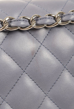 Chanel Jumbo Classic Flap Purple Quilted Lambskin Leather CC Shoulder –  Luxury Garage Sale